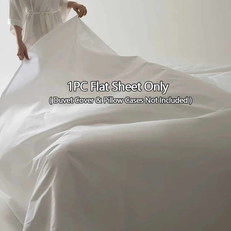 1PC Ultra-soft 500 Thread Count Luxury Sheets, ,100S long-staple Cotton , 5-Star Hotel Quality, Soft and Breathable 2