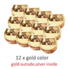 Gold outside 12 pcs