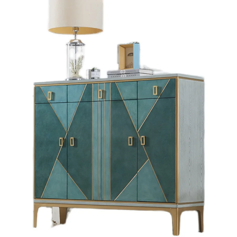 

Household Shoe Cabinet Hallway Chest of Drawers Storage Curio Cabinet