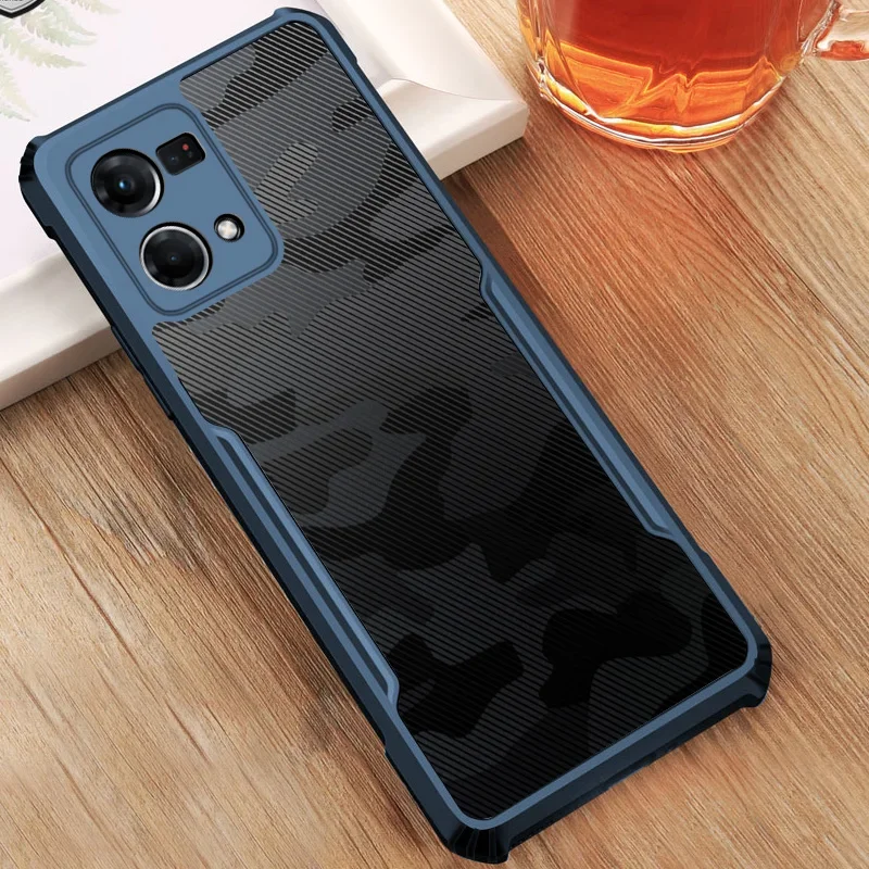 Per Oppo Reno 7 4G Custodia Muslimexaynax Aggrze Funda Camouflage Armor Airbag Cover Protettiva Posteriore Antiurto Per Oppo F21 Pro 4G Rzants