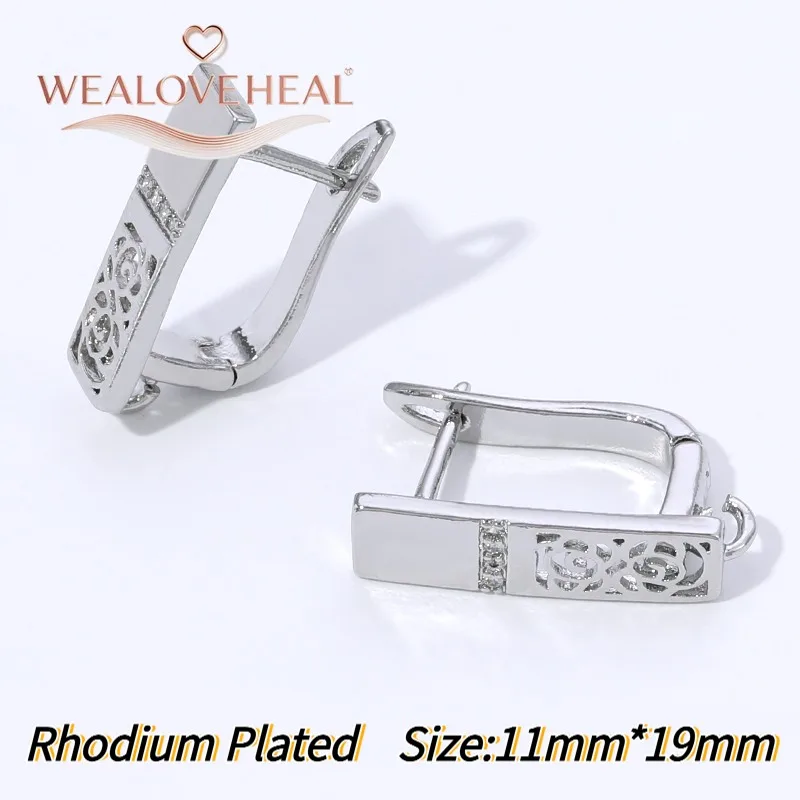 Handgefertigte DIY-Ohrring-Zubehörteile, Modische 14K Vergoldete Messing-Metall-Ohrhaken, Hochwertige Ohrring-Verschlüsse – Detail 24