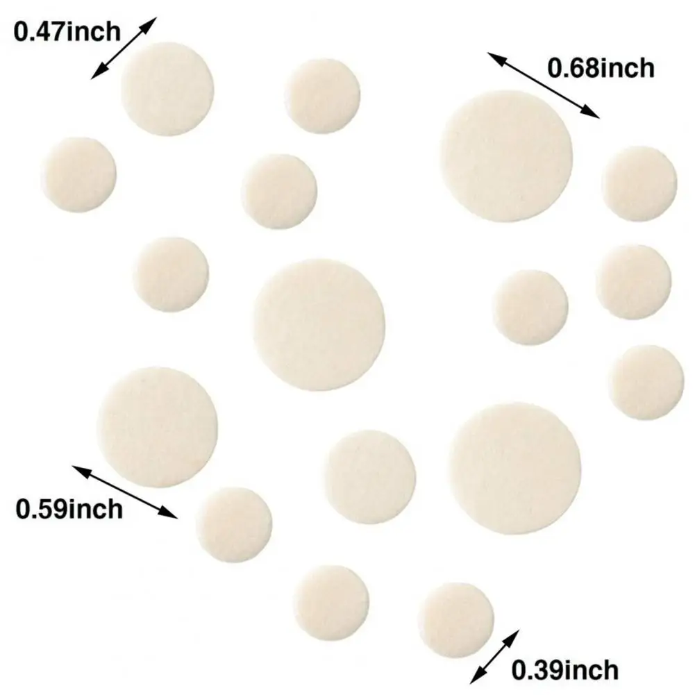 Practical Abrasion resistant Sturdy 17 Pads Replacement Kit