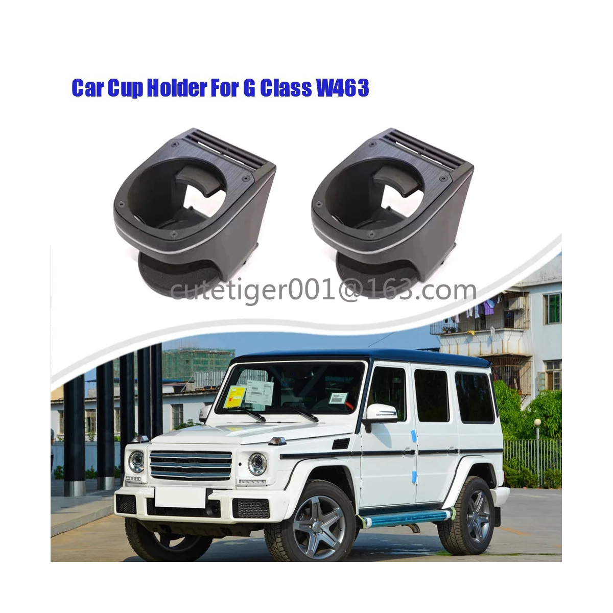 AZUTO Custom Cup Holder For Mercedes-Benz G-Class (W463) – Designed In Japan, Flush Vent Mount, MHG-001