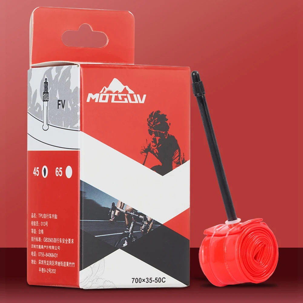 700C X 35-50C/29 дюймов Внутренние трубки из ТПУ с клапаном Presta 45 ...