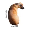70/50cm 3D Dog Simulation Cushions Cute Lifelike Animal Funny Dog Cartoon Personality Cushion Printed Throw Pillows Home Decor 6