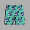 Summer Men's Shorts Disney Stitch Shorts 3D Printing Swimming Trunks Beach Quick-drying Men's Shorts New Hawaii Men's Clothing 4