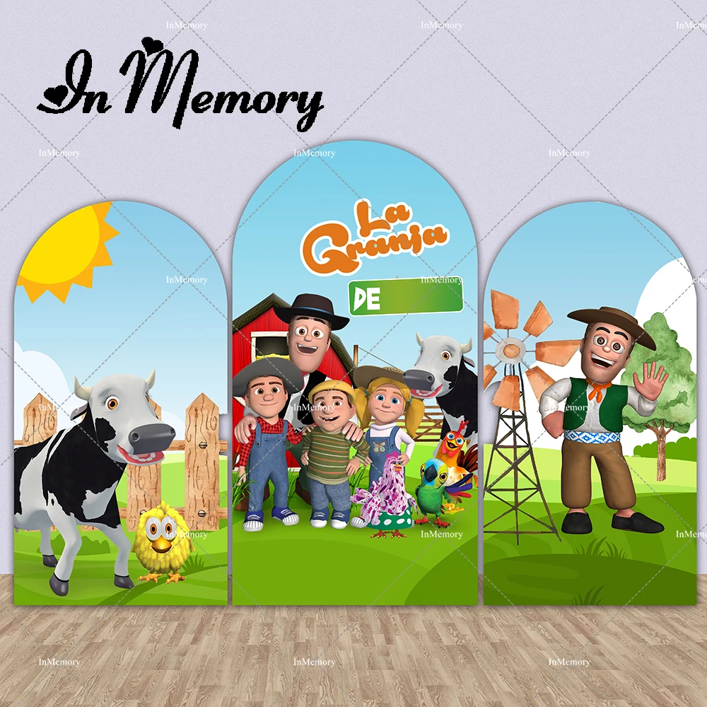 

Фон для фотографирования детей с изображением зеленой травы фермы изогнутой стены с изображением изогнутой стены