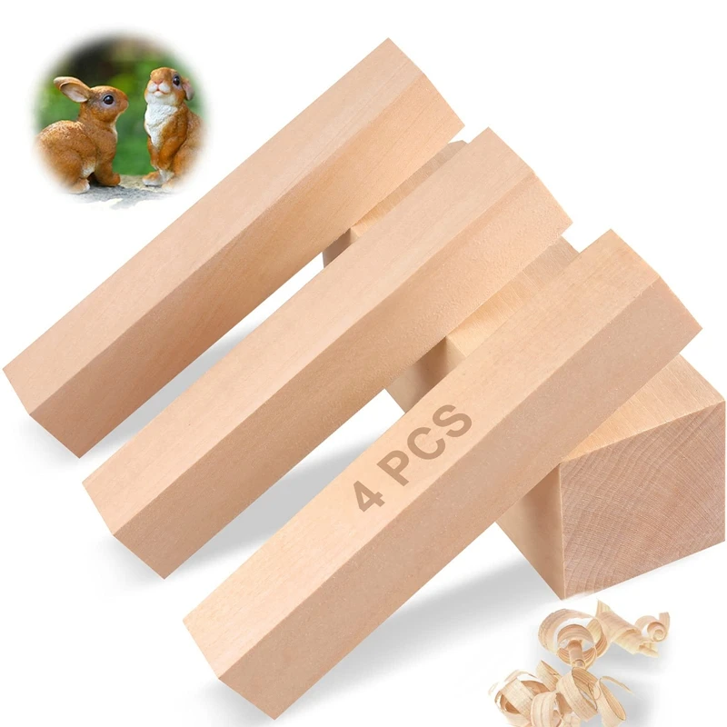 pellet mill for sale 6Inch Basswood Carving Blocks, 4Pcs Whittling Blocks Basswood for Craft, Basswood Carving Wood for Beginner to Expert Wood Boring Machinery