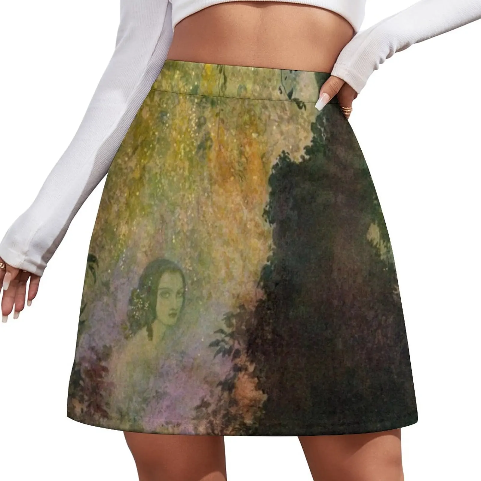 

To --- --- (Mrs. Marie Louise Shew)" - Edmund Dulac for Edgar Allan Poe Mini Skirt Female skirt luxury designer clothing women