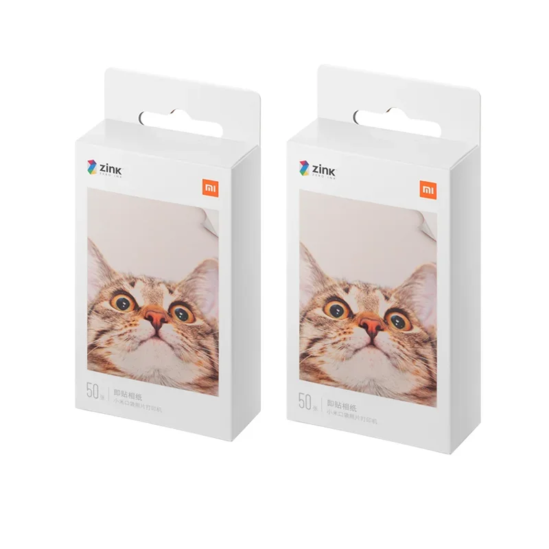 Photo Paper photo paper printing paper 50/100 PCS Xiaomi ZINK Pocket Printer Paper Self-adhesive Photo Print Xiaomi 3-inch Mini Pocket Photo Printer Paper