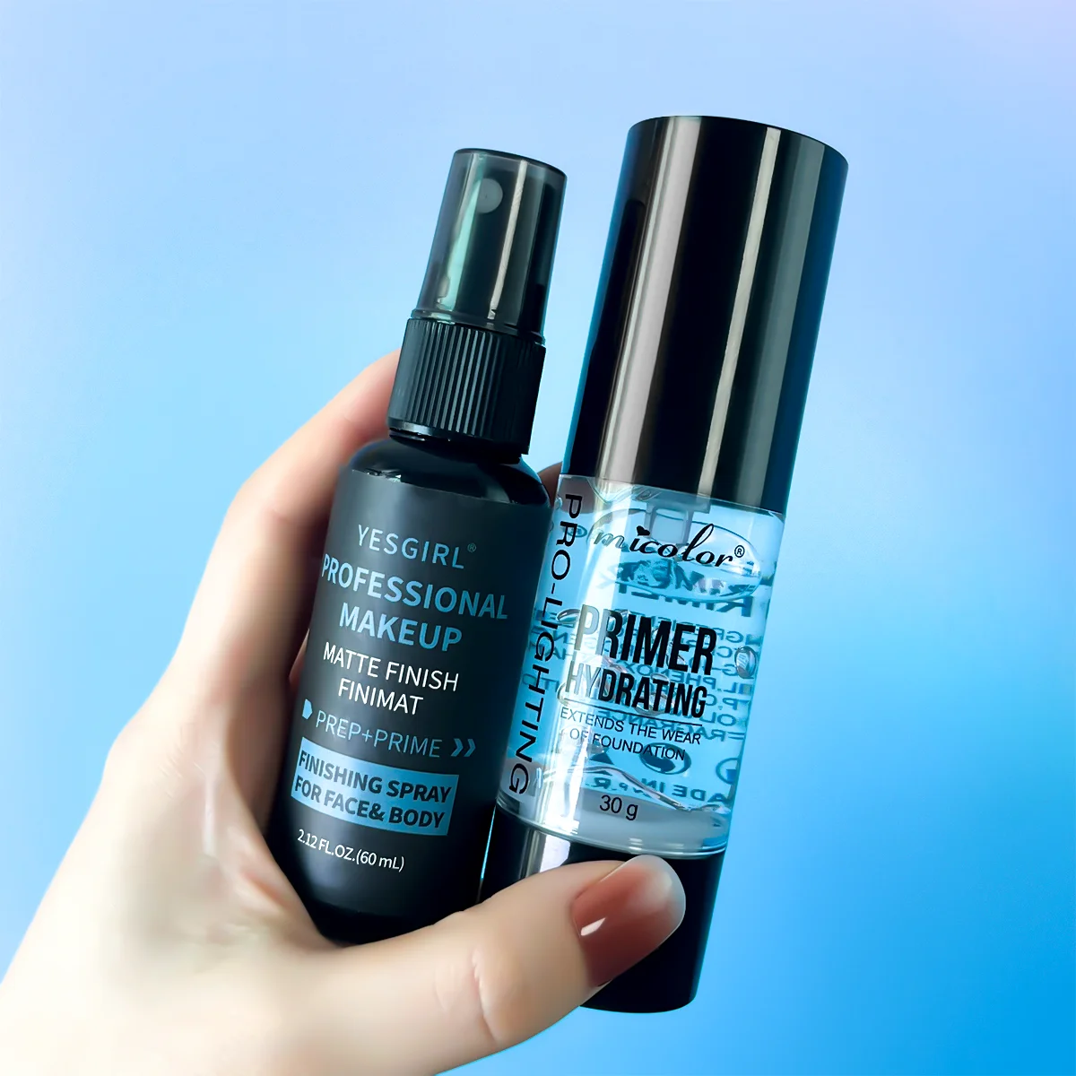 Clear and Separate Primer Spray Set Invisible Pore Silky Moisturizing Primer Set