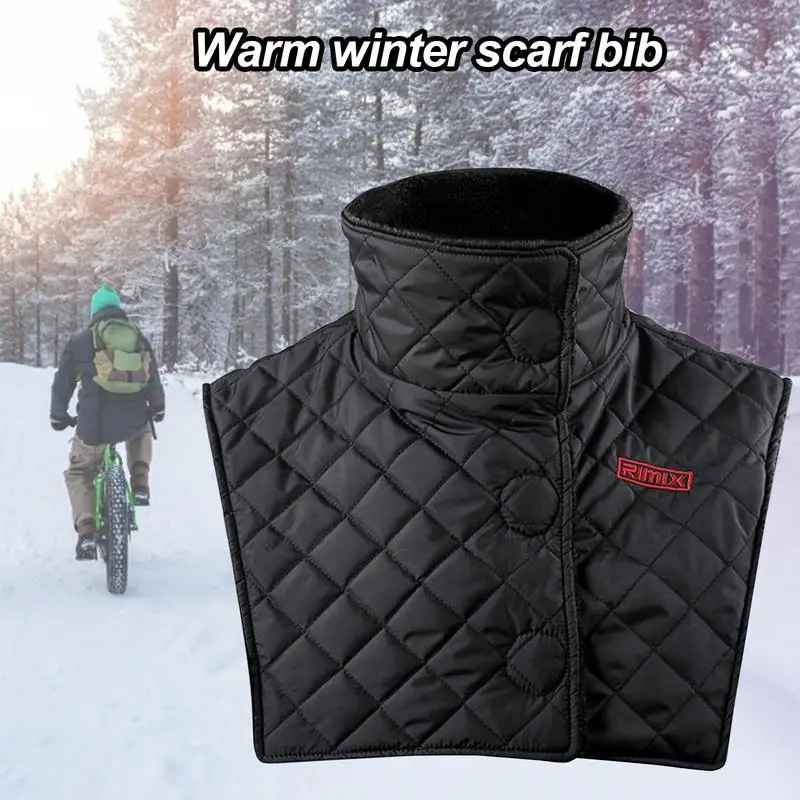 Waterproof Winter Warm Scarf Neck Wrap Bib Windproof Thermal Hood Neck Warmer Scarves For Winter Sports Motocycle Riding Scarf 2