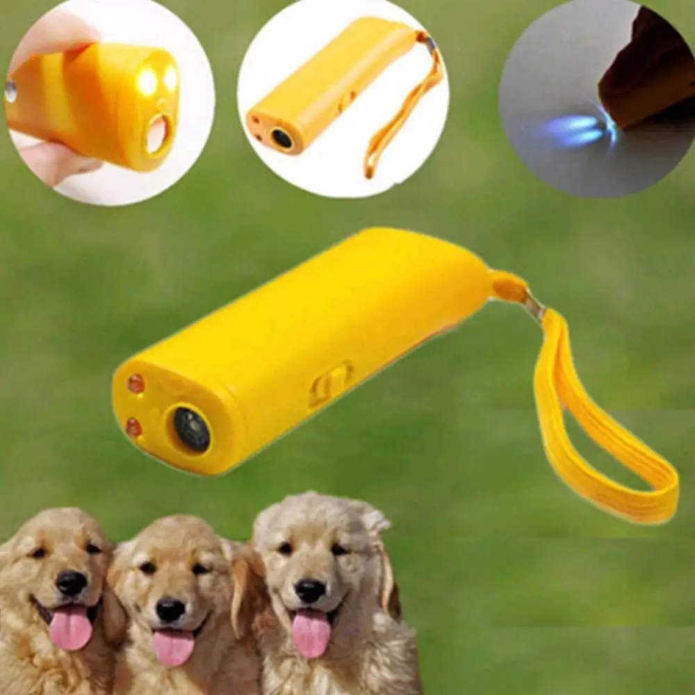 Pet dog repeller Pet Dog Repeller Whistle Anti Barking Stop Bark Training Device Trainer LED Ultrasonic 3 In 1 Anti Barking Dog Training Home Pet