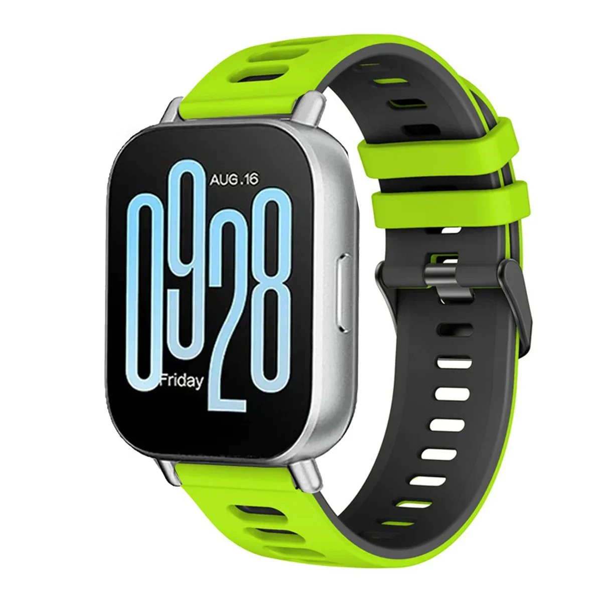Silicone Sport Wristband - 22mm Strap Accessory in Various Colors