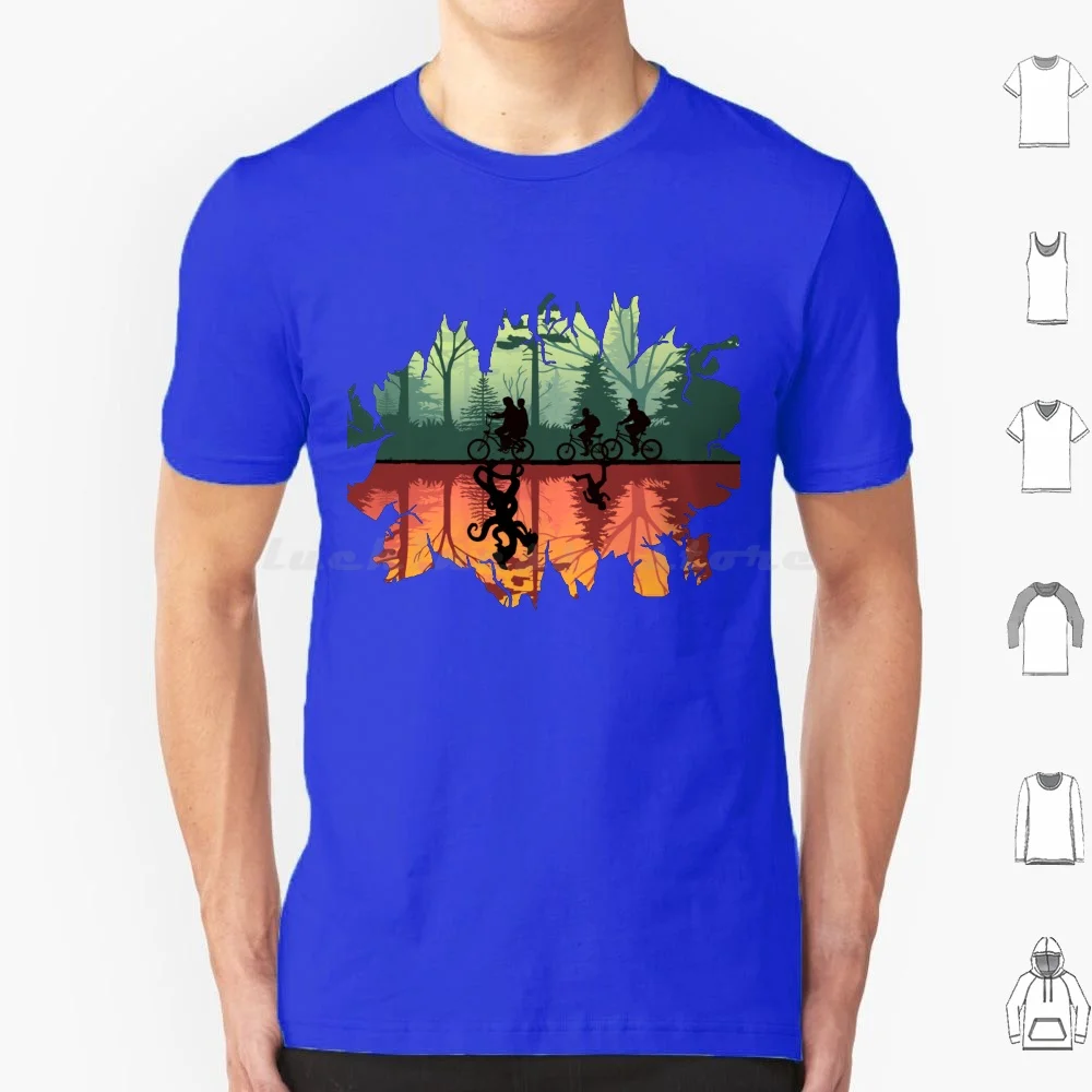 thumbnail image 1 of ( The Upside Down ) T Shirt 6Xl Cotton Cool Tee Things Stranger Will Byers Mike Eleven Lucas Dustin 80S Hawkins Netflix 1980S, 1 of 5