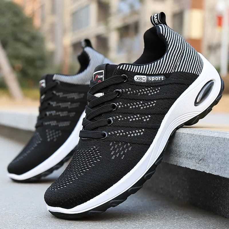 For Men Cross Training Shoes Arch Support Mens Breathable Trail Sneakers  Flex Knit Design Arch Support