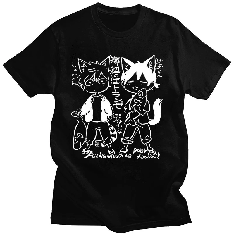 

Japanese Comics Simple Women T-shirts Harajuku 90s Summer Short Sleeve T Shirt Female Wild Loose Unisex Tees Y2k Clothes Tops