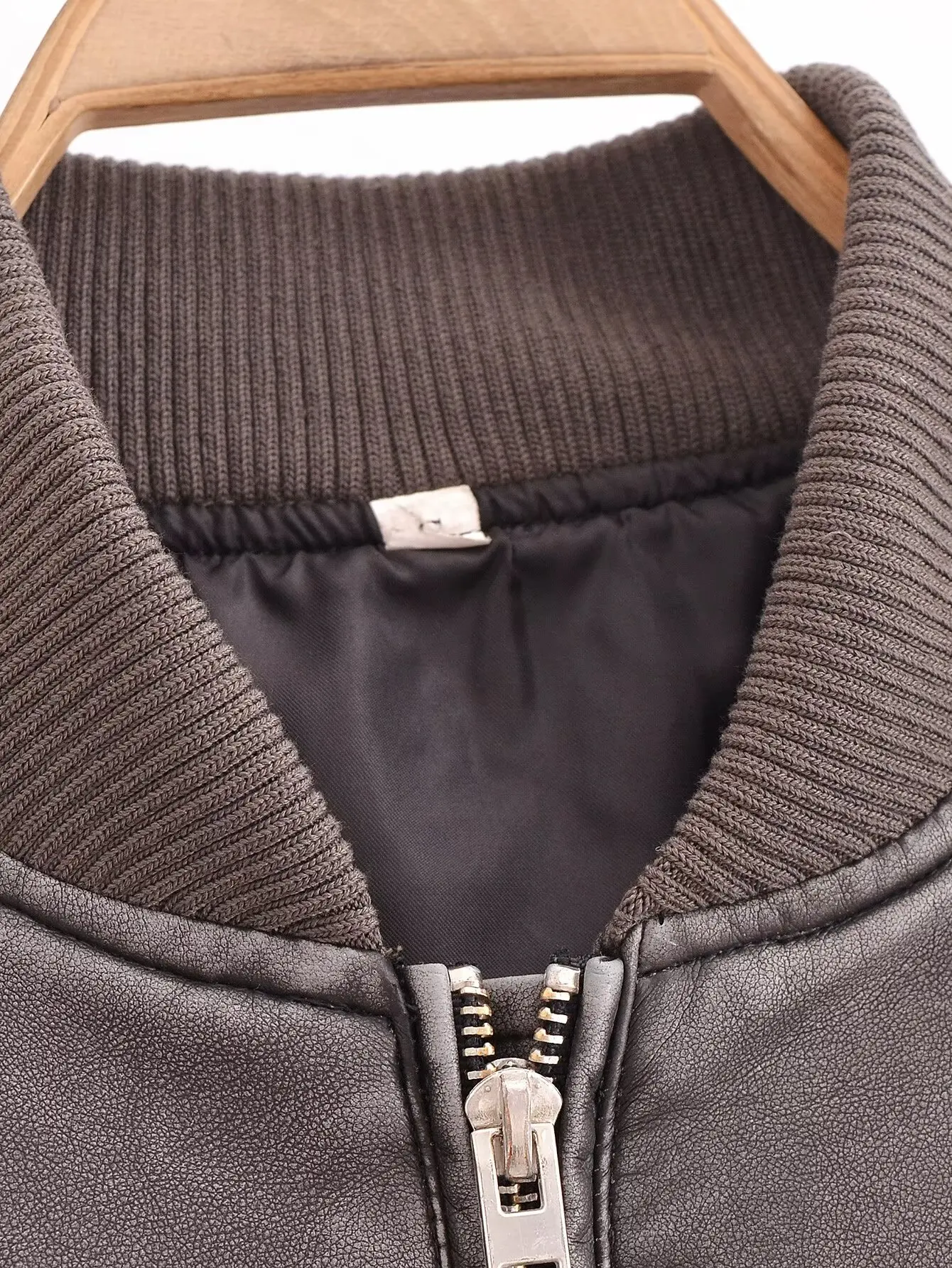 Faux Leather Jackets Women's Coat Pu Long Sleeve Outwear Elegant Solid Fashion 2024 inszart Casual Loose With Zipper Woman Coat