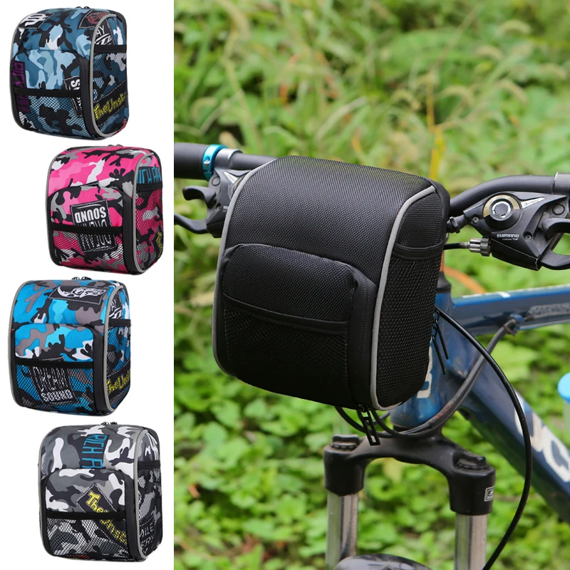Rhinowalk 2.8 litres vélo guidon rouleau sac rond avant vélo stockage avec sangl
