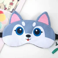 Sleeping Mask Sleeping Blindfold Soft Plush Eye Masks Cute Cat Eye Cover Plush Mask Eyepatch Nap Health Eye Cover 2