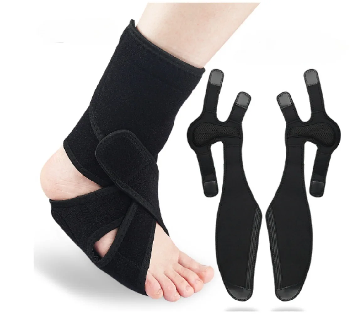 

Adjustable Ankle Foot Orthosis Brace Support Plantar Fasciitis Pain Relief Softs Foot Drop Walk Stretch Plantar Arch Compression