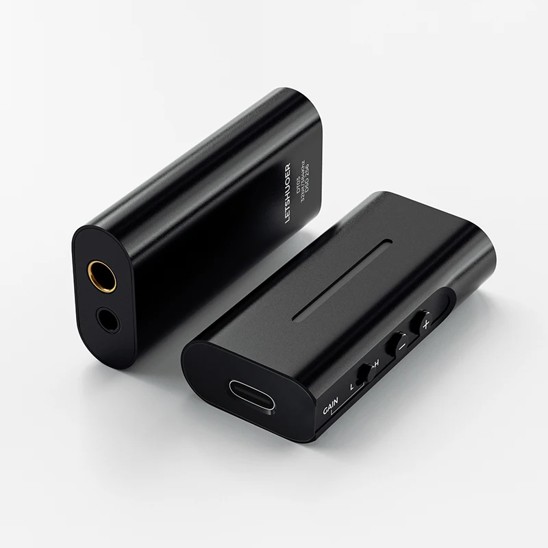 Letshuoer DT03 New Headphone Amplifier Portable High Resolution DAC/AMP Supports 32bit/384kHz with USB Input an3.5mm/4.4mm
