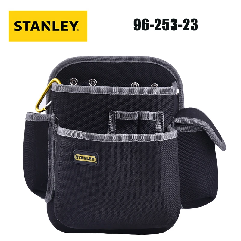 

Stanley 96-253-23 Four Pocket Dual Jack Tool Waistpack Electrician Storage Bag Repair and Installation Tool Bag.