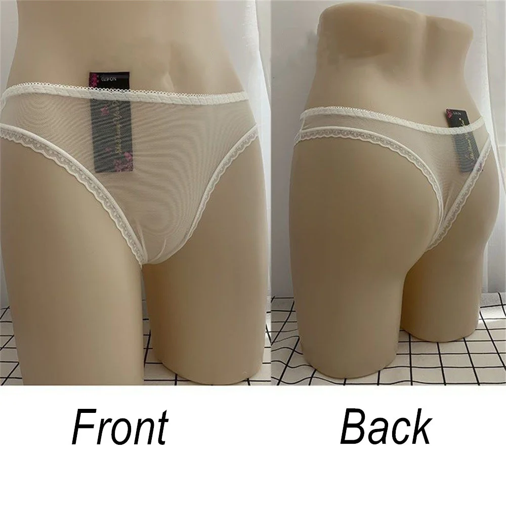 Thong for Women 3PCS Ruffles Lace Perspective Underwear Low Waist G-string Panty lace panties female underwear women panties womens underwear