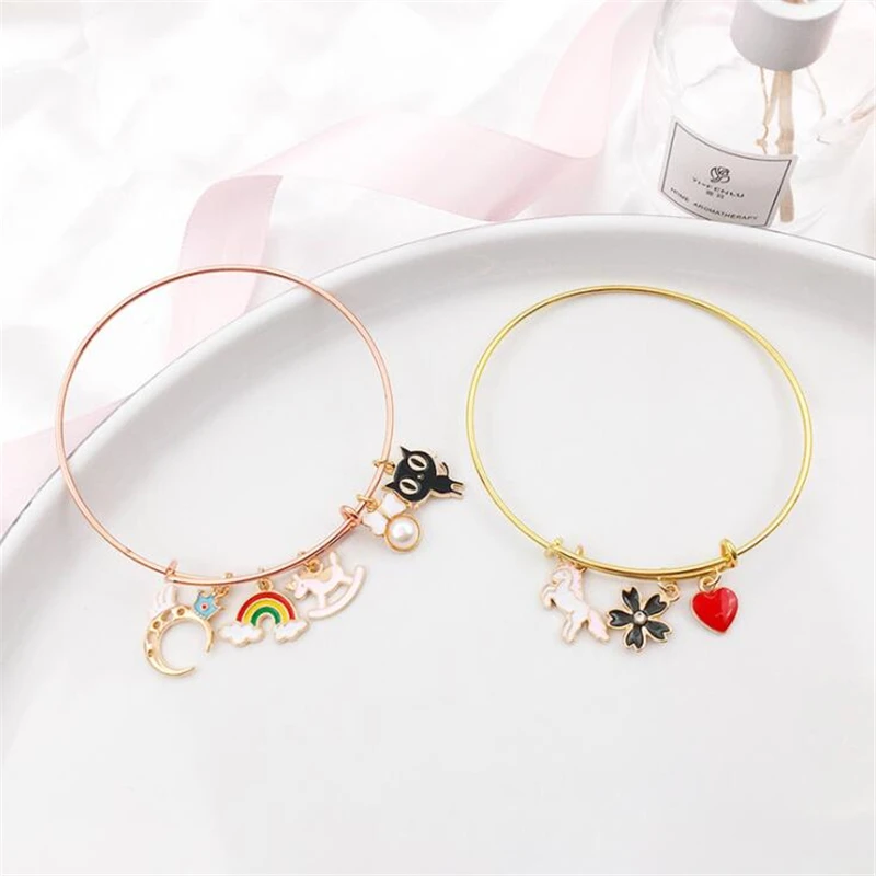 10/20pcs 70mm Expandable Bangle Adjustable Wire Blank Bracelets For DIY Jewelry Making Accessories Supplies Summer Handicraft 4