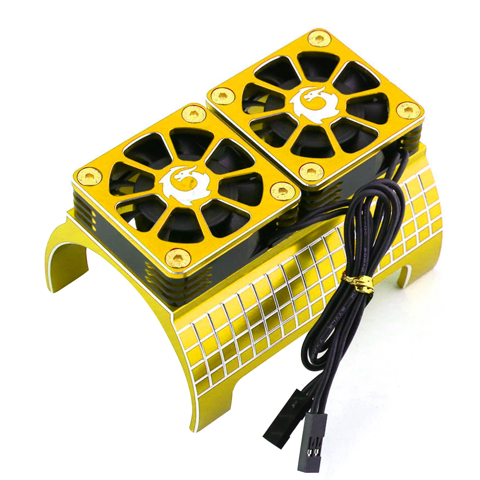 Alloy Motor Cooling Fan Brushless Motor Radiator for Traxxas X Maxx 1/5