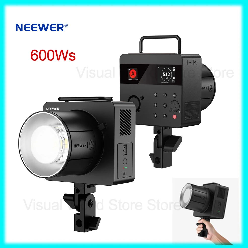 NEEWER Q6 600Ws TTL HSS Outdoor Studio Flash with App Control