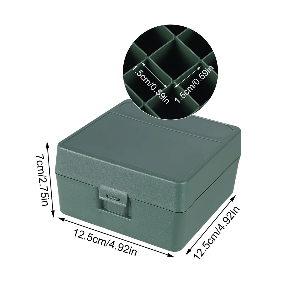 25 Rounds Ammo Box 12/20GA Shotgun Shell Box Flip-Top Bullet Shell Holder Cartridges Case Ammo Storage Hunting Accessories ammo storage box