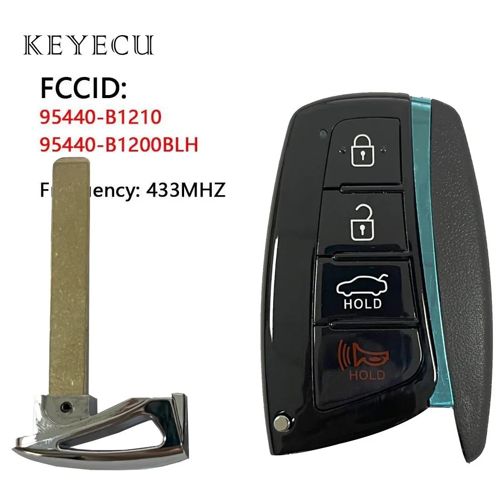 

Умная Деталь замены 433 МГц 47 чип для Hyundai Genesis FCC ID: SY5DHFNA433, P/N: 95440-B1210, 95440-B1200BLH