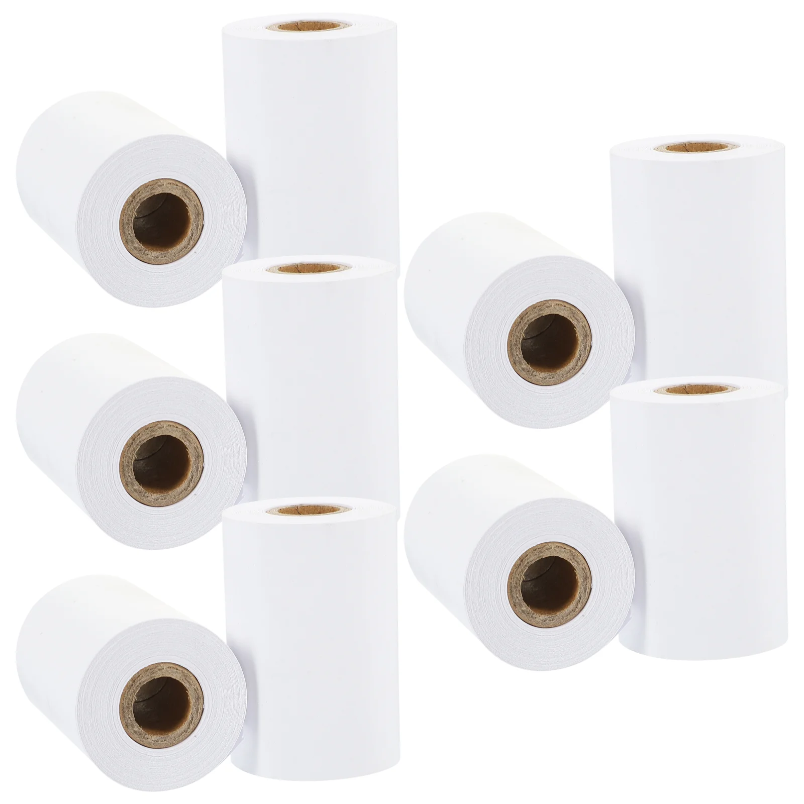 

10 Rolls Card Machine Paper Rolls Printed Paper Rolls Till Roll Cash Register Paper for Supermarket