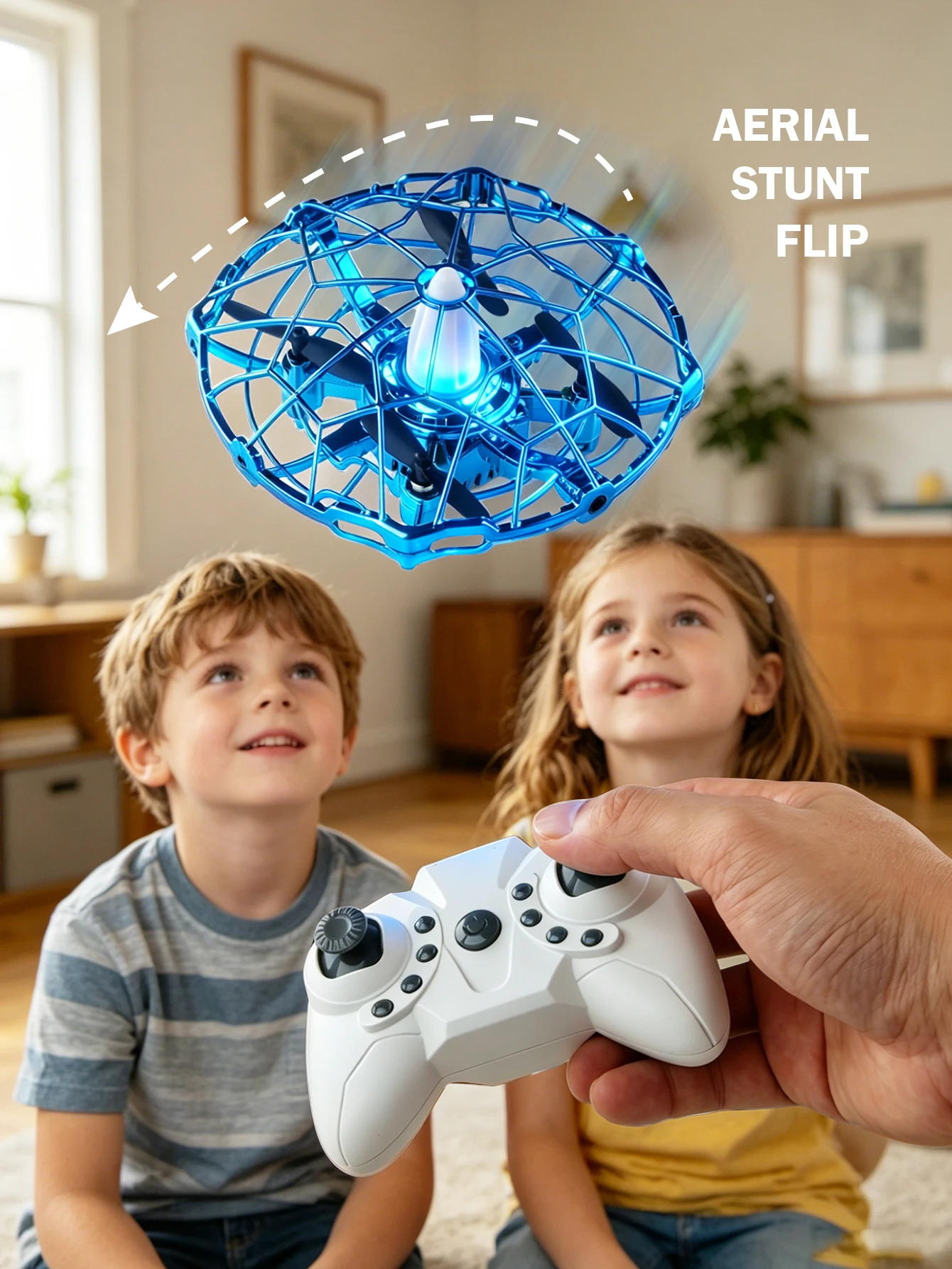 2.4G RC Drone with Hand Launch & Altitude Control – Ideal Gift