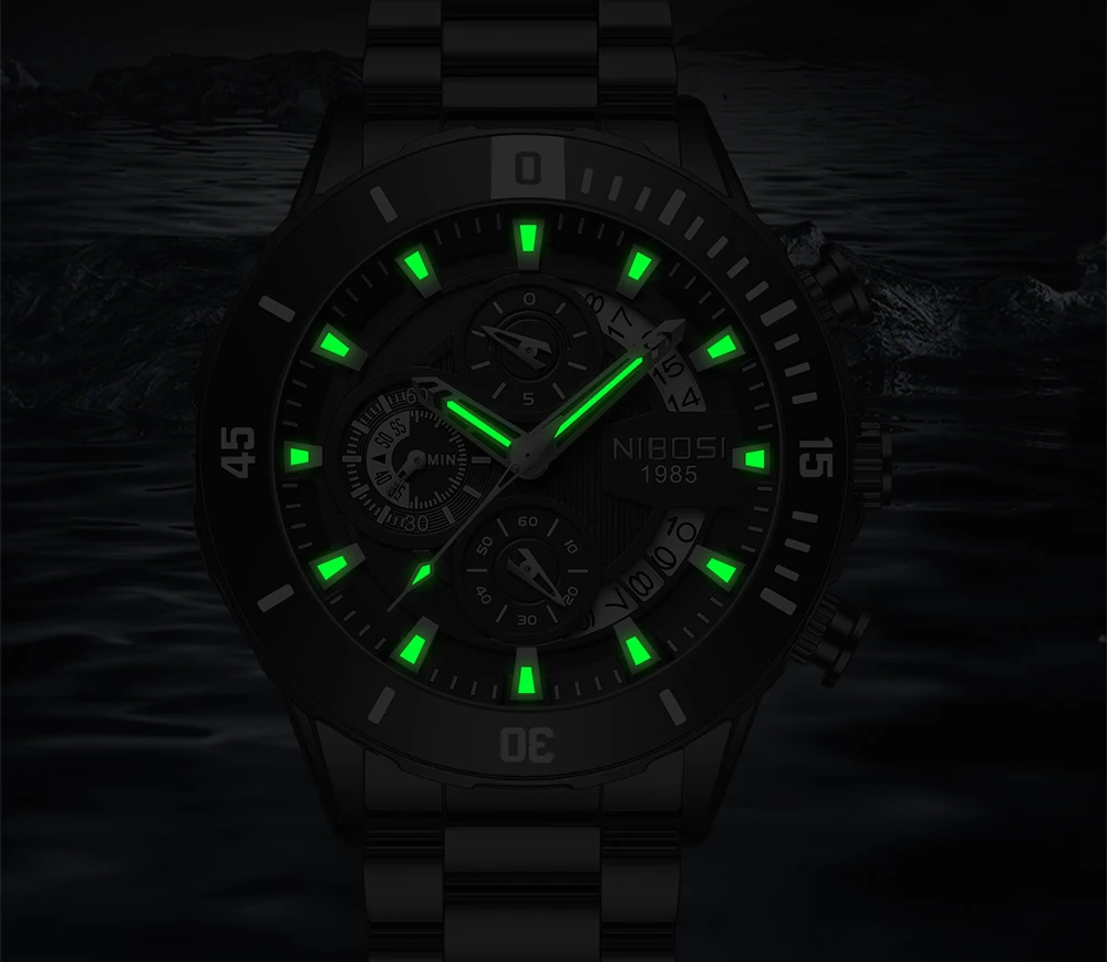 Quartz & Waterproof Watch 2592 Nibosi
