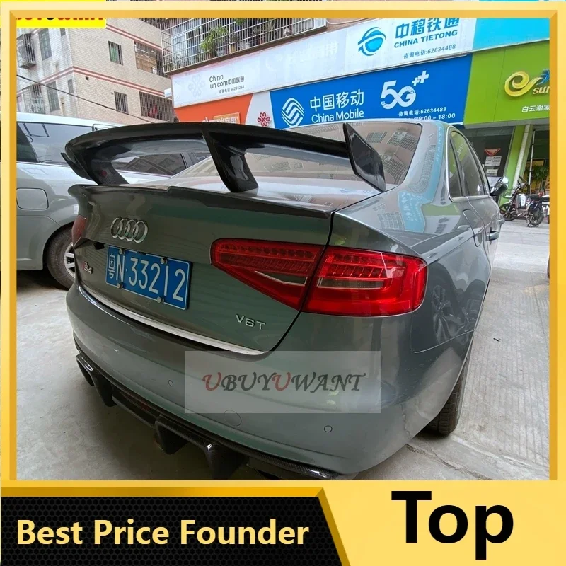 

UBUYUWANT для Audi A4 B8.5 2012 2013 2014 2015 2016 Автомобильный задний спойлер высокого качества из углеродного волокна