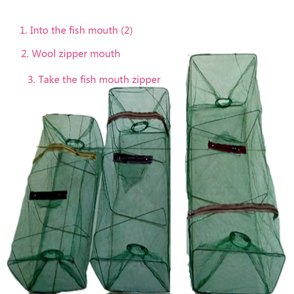 Fishing Traps Crayfish Catcher Fishing Net Crab Traps Mesh Crab Net Nylon