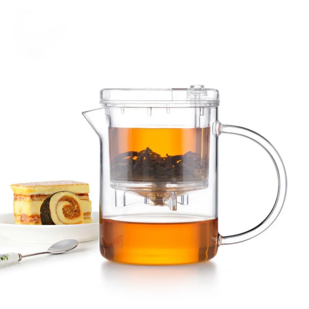Heat-resistant Glass Cup 350 Ml Fission Style Tea Cup Exquisite Tea Filter A Pot of Soup