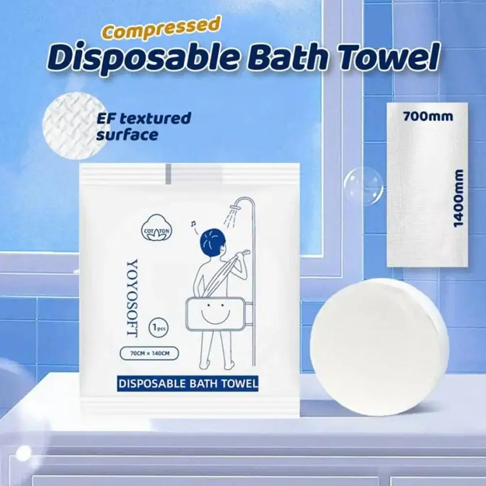 

Portable Mini Disposable Compressed Towel Convenient Travel Essential For Hygienic Cleansing Separate Packaging M1H5