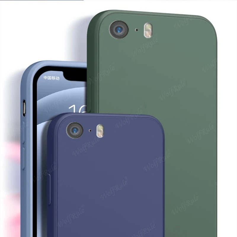 Enhanced Shockproof Liquid Silicone Bumper TPU Soft Phone Case Cover