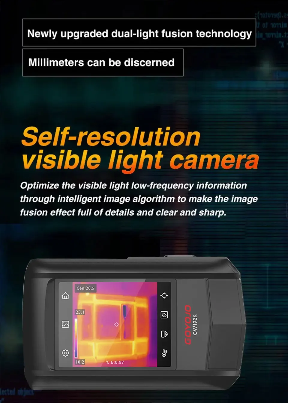 サーモカメラ　GOYOJO GW192K GOYOJO GW192K Thermal Imaging Pocket Camera - GOYOJO