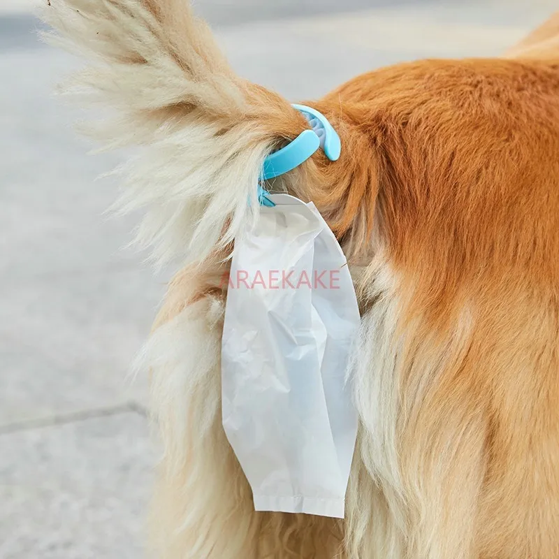 Dog walking and defecating tool, pet toilet holder, tail clip, toilet bag, dog holder, dog fecal cleaner
