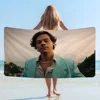 H-Harry S-Styles  Microfiber Printed Beach Towel Mountain Climbing Yoga Beach Swimming Running Absorbent Soft Towel 1