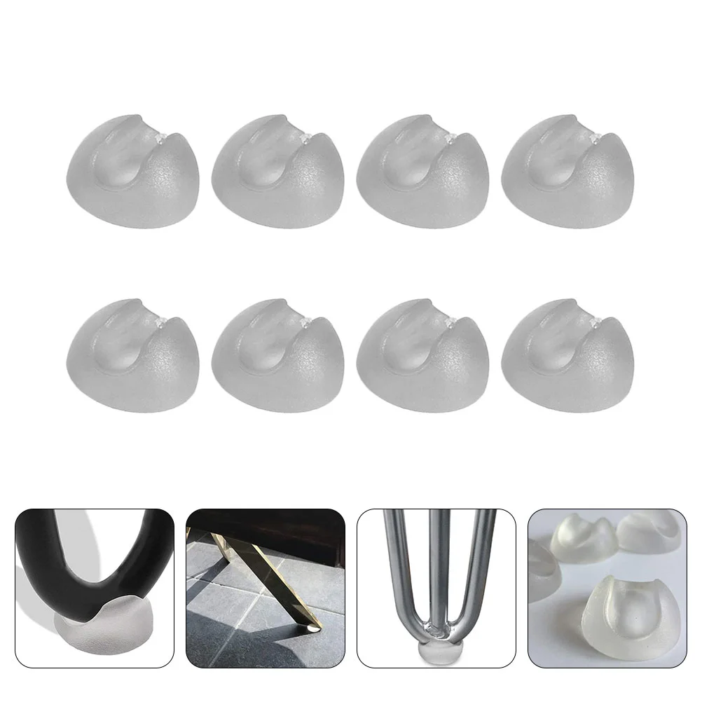 

8 Pcs Chair Foot Protector Leg Floor Protectors Table Legs Sofa Furniture Pads Whelping Barrettes Feet Carpet