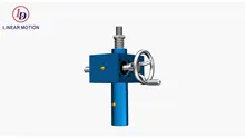 

New hot sale 1 ton compact and small worm gear screw jack in Cubic screw jacks