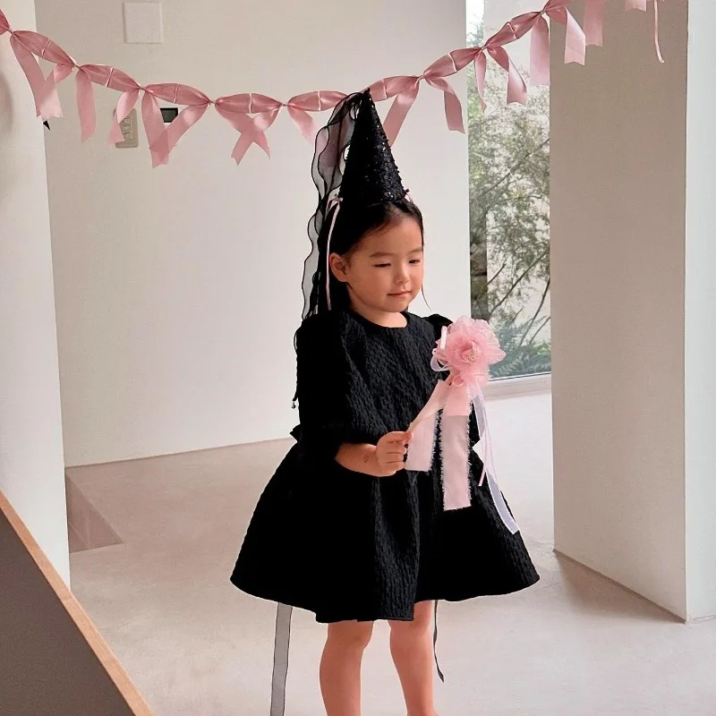 Ins style bow handmade hand woven ribbon banner children's room decoration early education popular decoration decoration