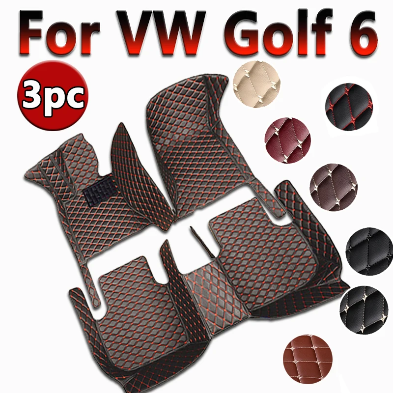 

Автомобильные напольные коврики для Golf 6 2012 2011 2010 2009, коврики, накладки на ножки, аксессуары для салона, педали, изделие, коврик для Volkswagen vw