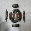 A Set Alloy Parts Tsuba Handguard Guard Fuchi Kashira Menuki For Real Japanese Japan Samurai Katana Sword Fittings New Very Good 5