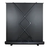 Factory direct sale high quality floor projection screen 60 inch pull up projector curtain (with base) - Image 3